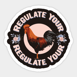 Regulate your cock, abortion rights Sticker